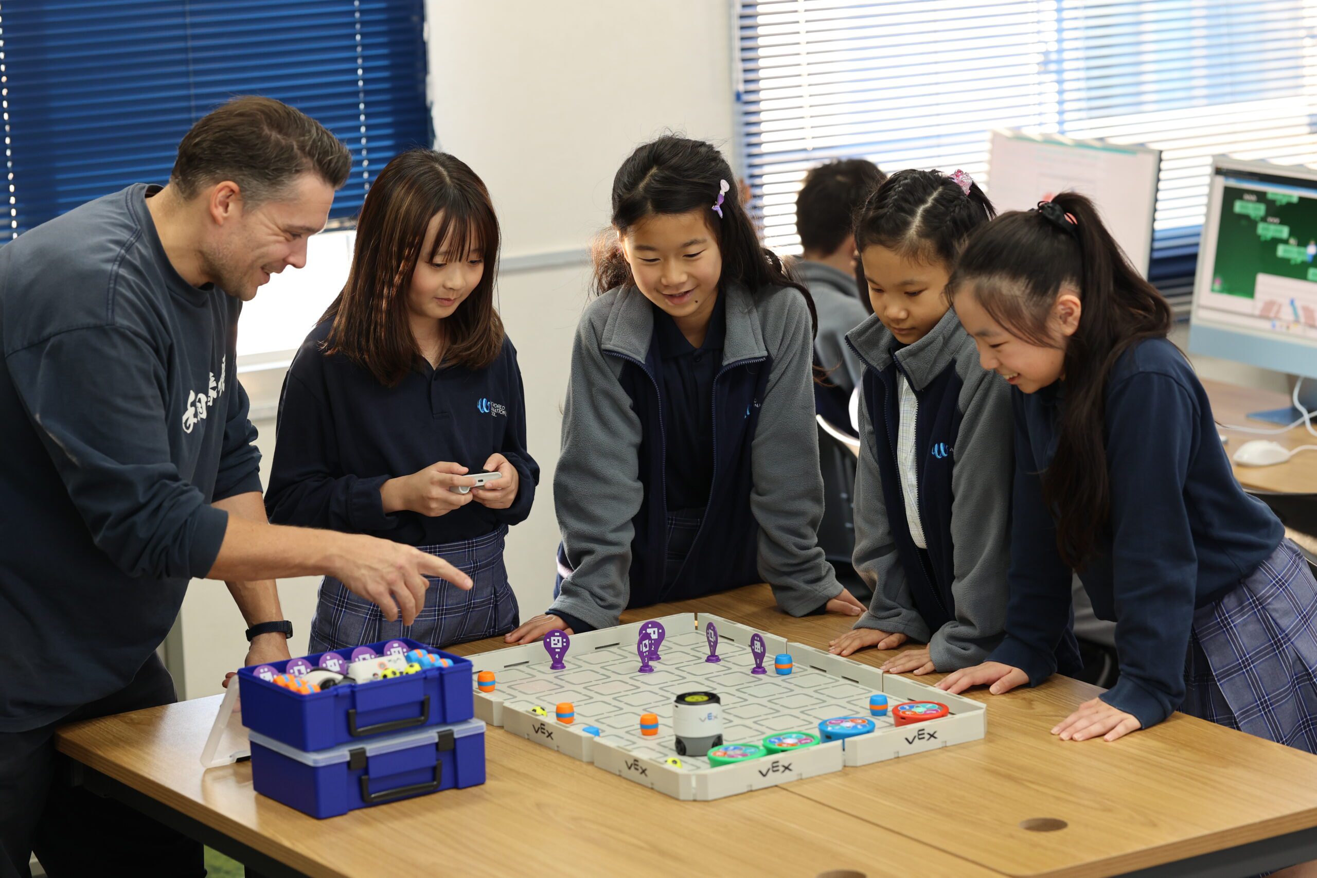 Information Technology (IT) Teacher at One World International School Osaka teachers students about digital safety